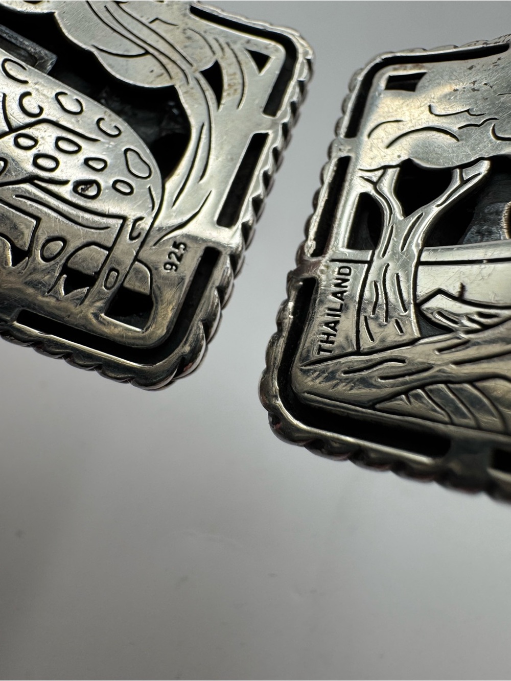 JAI Sterling Silver Cuff Bracelet - Picture 5 of 7